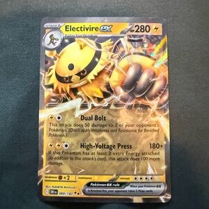 Electivire EX Card - Yellow